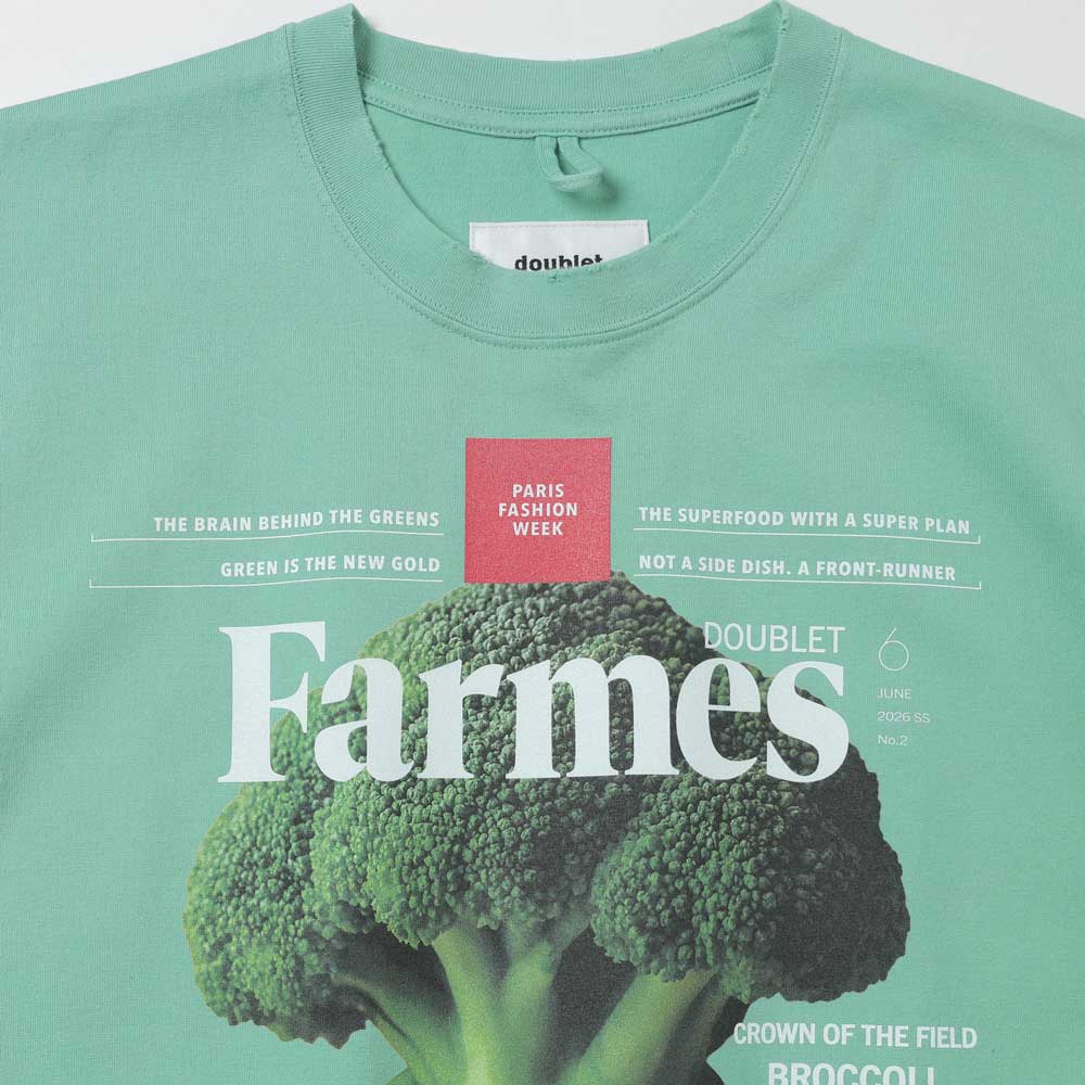 doublet(ダブレット)FARMES MAGAZINE COVER T-SHIRT (26SS34CS430