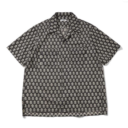 OPEN COLLAR SHIRT - India Batik Fab -
