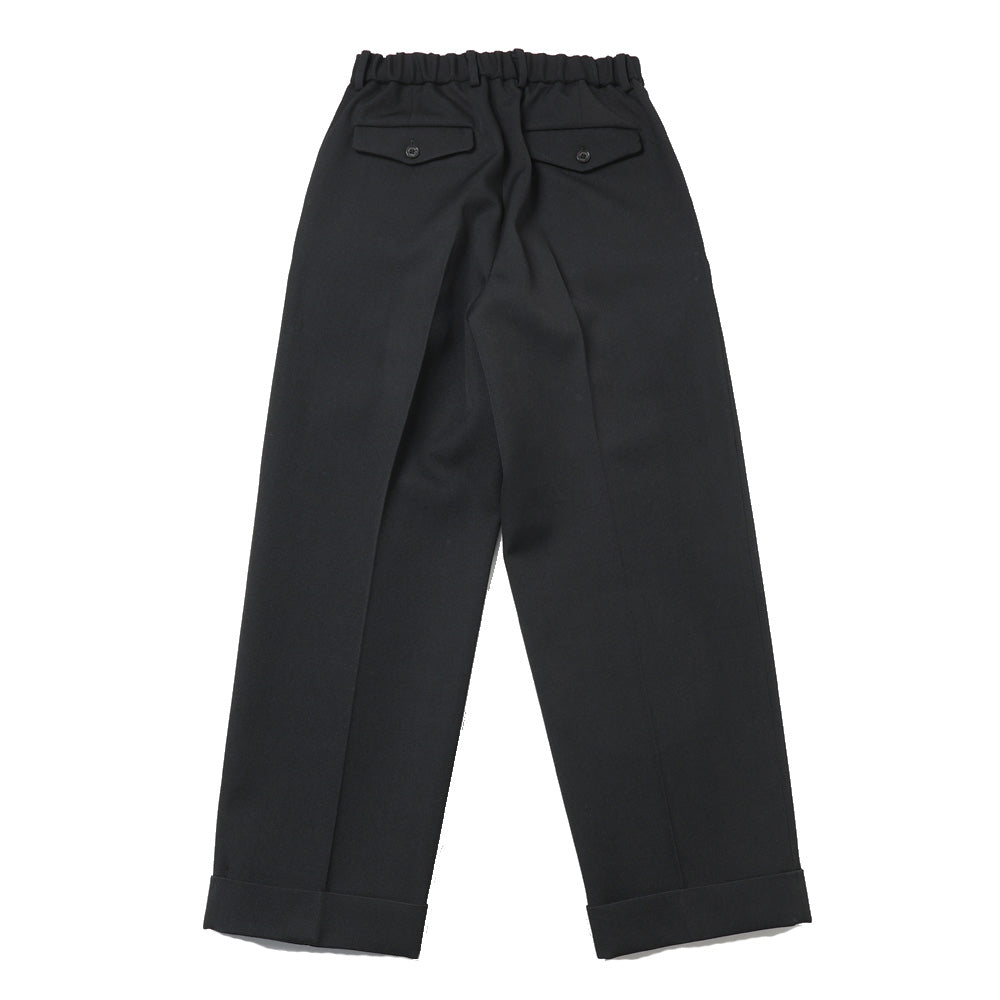 DOUBLE PLEATED SEMI EASY TROUSERS POLWARTH HARD TWILL