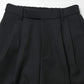 DOUBLE PLEATED SEMI EASY TROUSERS POLWARTH HARD TWILL