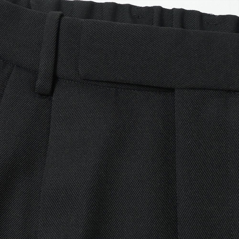 DOUBLE PLEATED SEMI EASY TROUSERS POLWARTH HARD TWILL