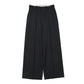 FLAT FRONT WIDE TROUSERS ORGANIC SURVIVAL CLOTH TROPICAL