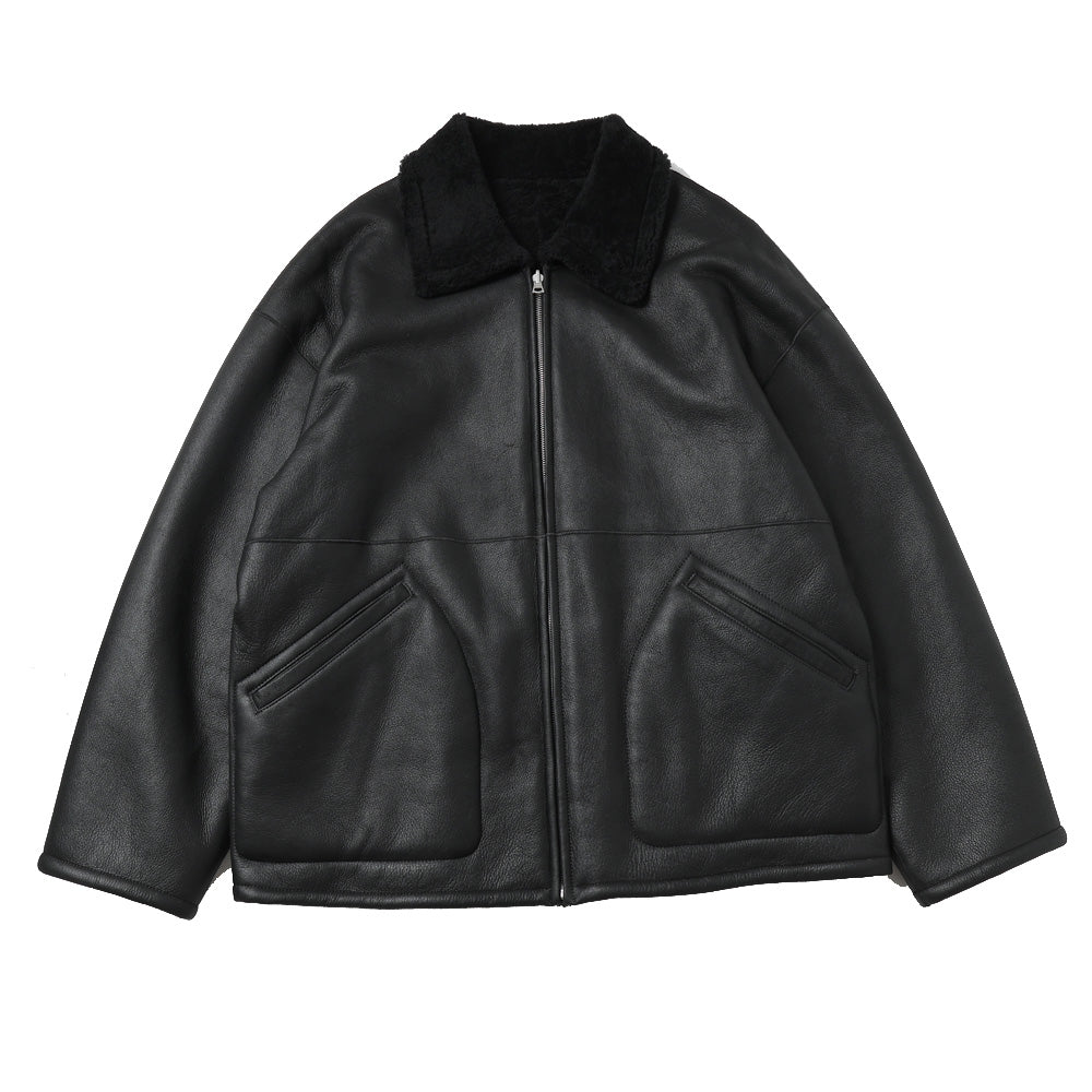MERINO MOUTON ZIP BLOUSON