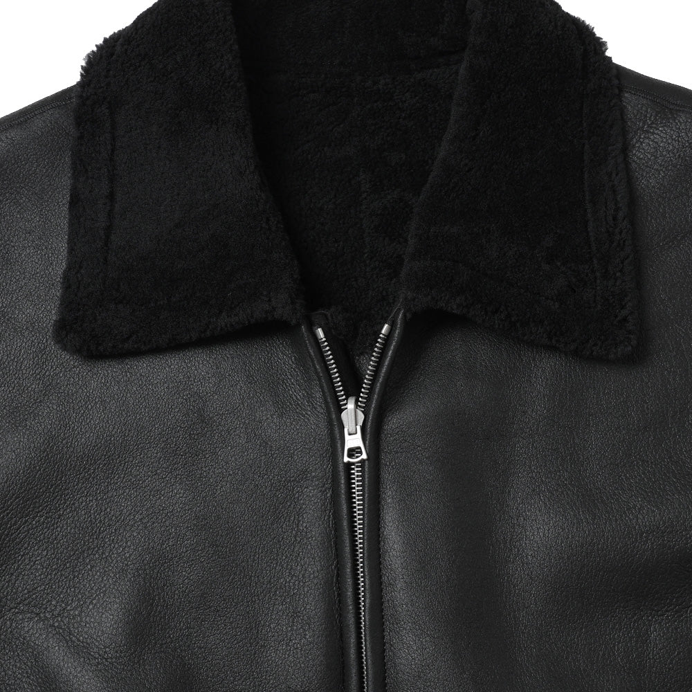 MERINO MOUTON ZIP BLOUSON