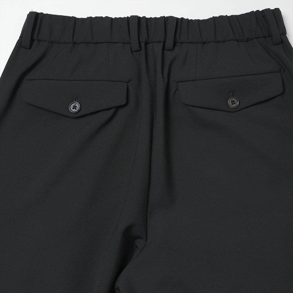 TRIPLE PLEATED WIDE TROUSERS ORGANIC SURVIVAL CLOTH TROPICAL