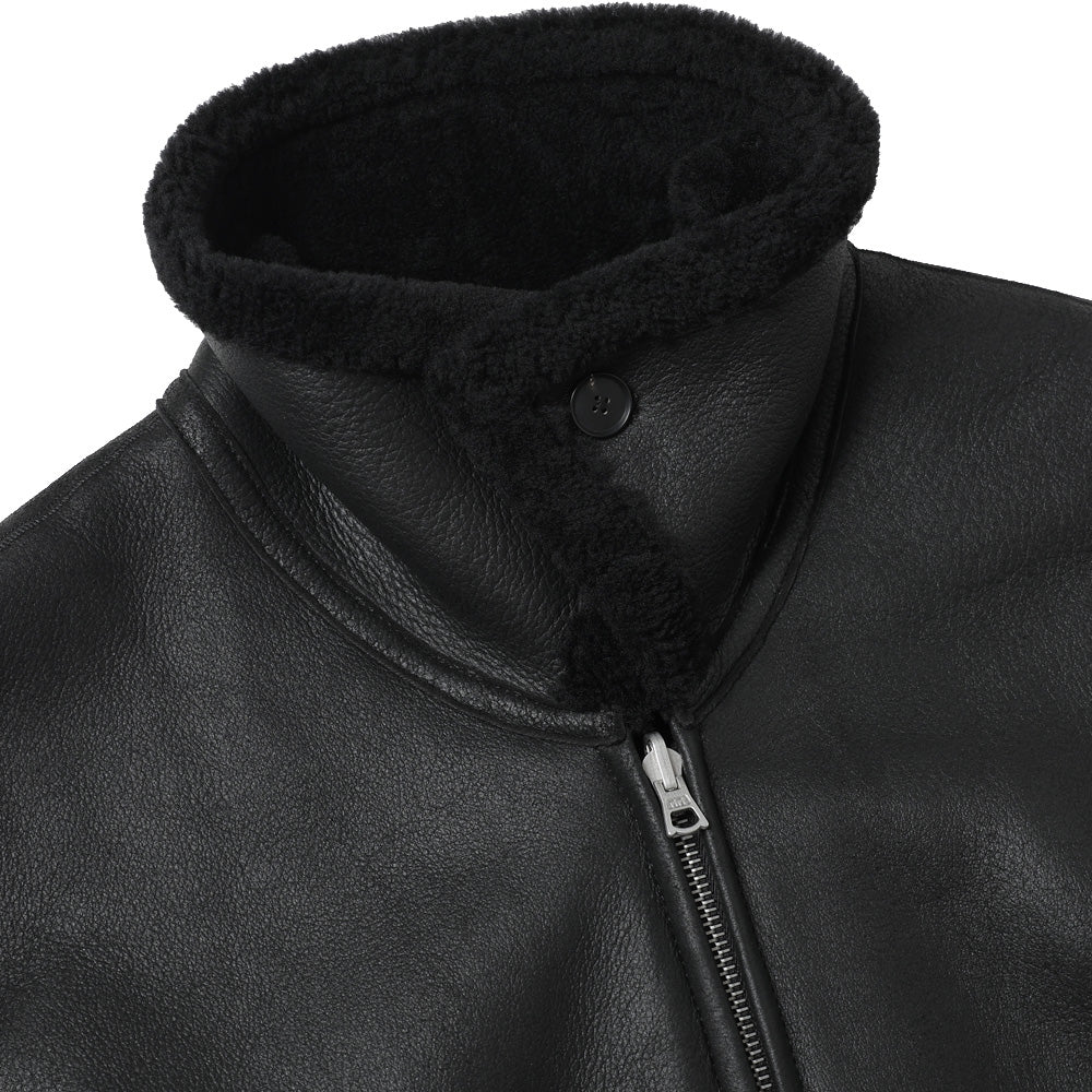 MERINO MOUTON ZIP BLOUSON