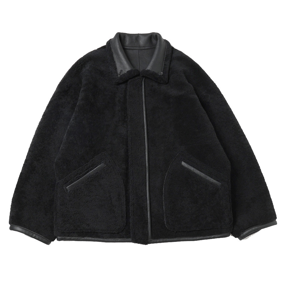 MERINO MOUTON ZIP BLOUSON