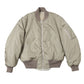 SILK TWILL FLIGHT BLOUSON / MERINO MOUTON LINING