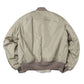 SILK TWILL FLIGHT BLOUSON / MERINO MOUTON LINING