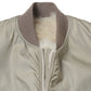 SILK TWILL FLIGHT BLOUSON / MERINO MOUTON LINING