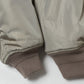 SILK TWILL FLIGHT BLOUSON / MERINO MOUTON LINING