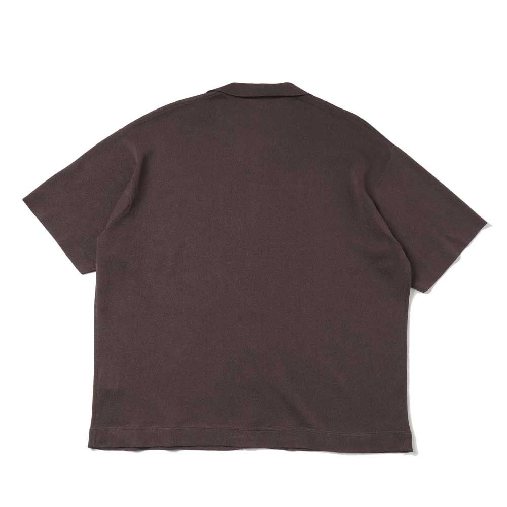 crepuscule(クレプスキュール)Washi Open Collar S/S Shirt (2601-017