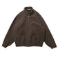 WOOL CASHMERE CORDUROY ZIP BLOUSON