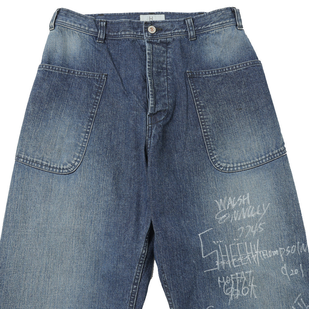NAVY Denim Utility Pants