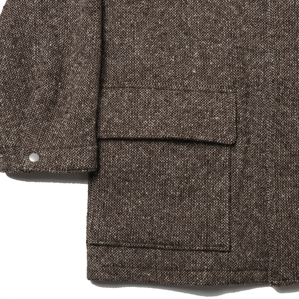 HOMESPUN TWEED ZIP BLOUSON