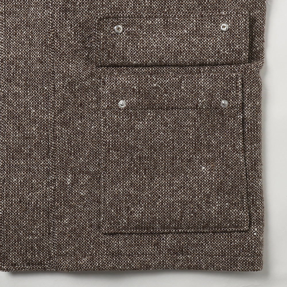 HOMESPUN TWEED ZIP BLOUSON