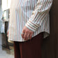 Cotton Silk Stripe Shirt