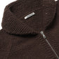 WOOL LOW-GAUGE KNIT ZIP COWICHAN
