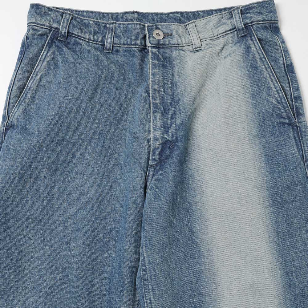 issue things イシューシングス　ダメージパンツ ISSUETHINGS(イシューシングス)type104 (faded denim2) (26a/104-c1-04