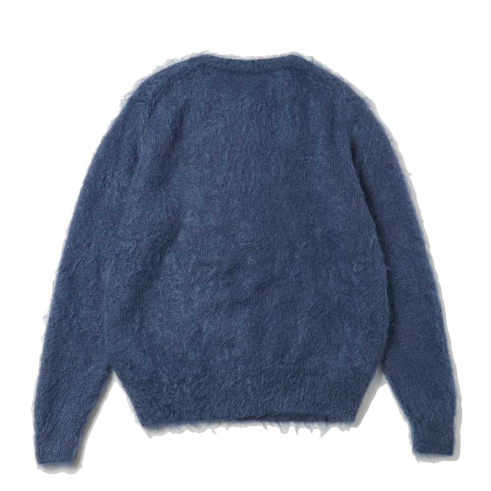 BRUSHED SUPER KID MOHAIR KNIT P/O