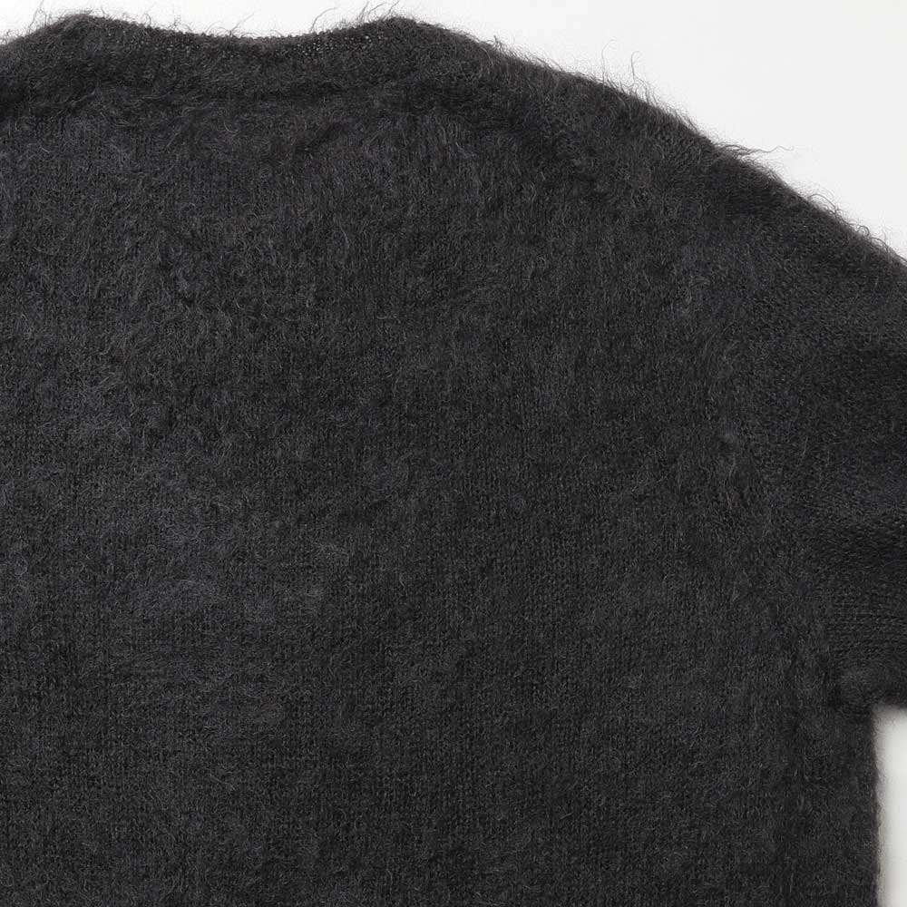 BRUSHED SUPER KID MOHAIR KNIT P/O