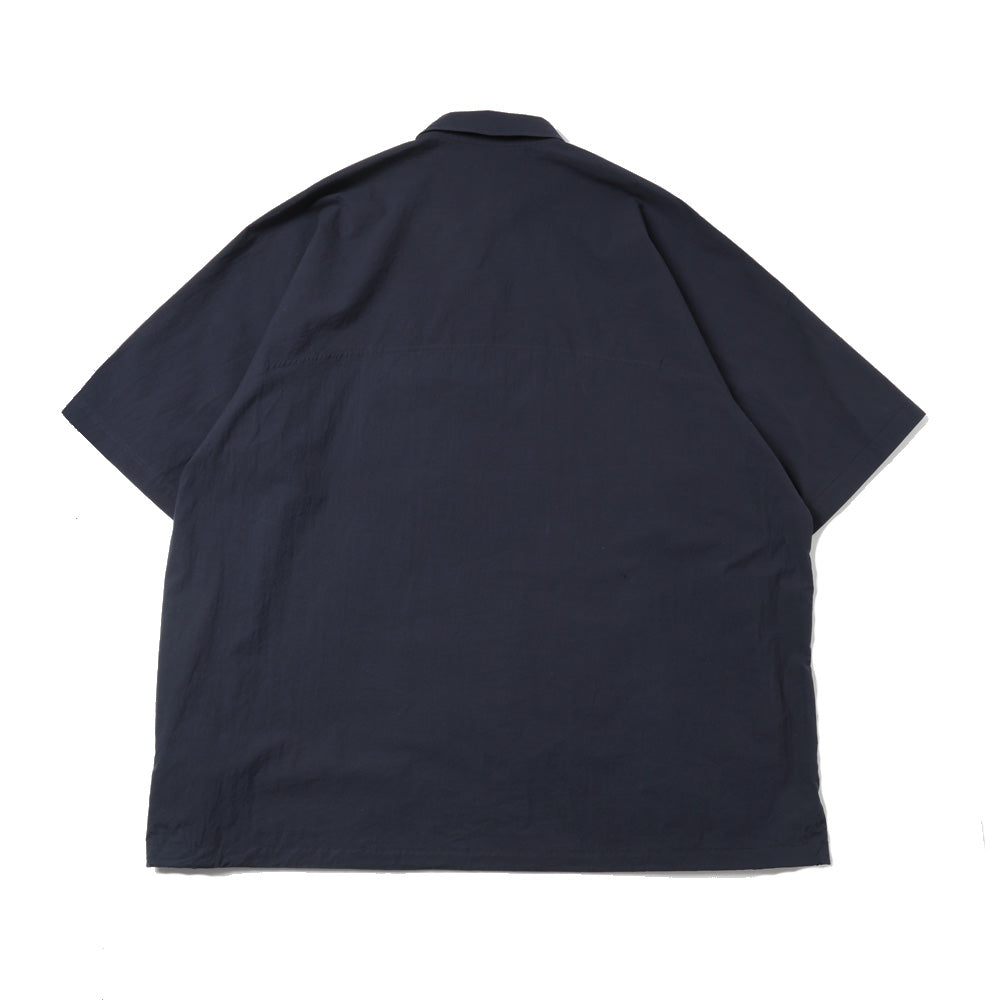 CRISP COTTON ANORAK S/S SHIRT