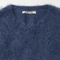 BRUSHED SUPER KID MOHAIR KNIT P/O
