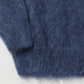 BRUSHED SUPER KID MOHAIR KNIT P/O