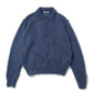 BRUSHED SUPER KID MOHAIR KNIT POLO