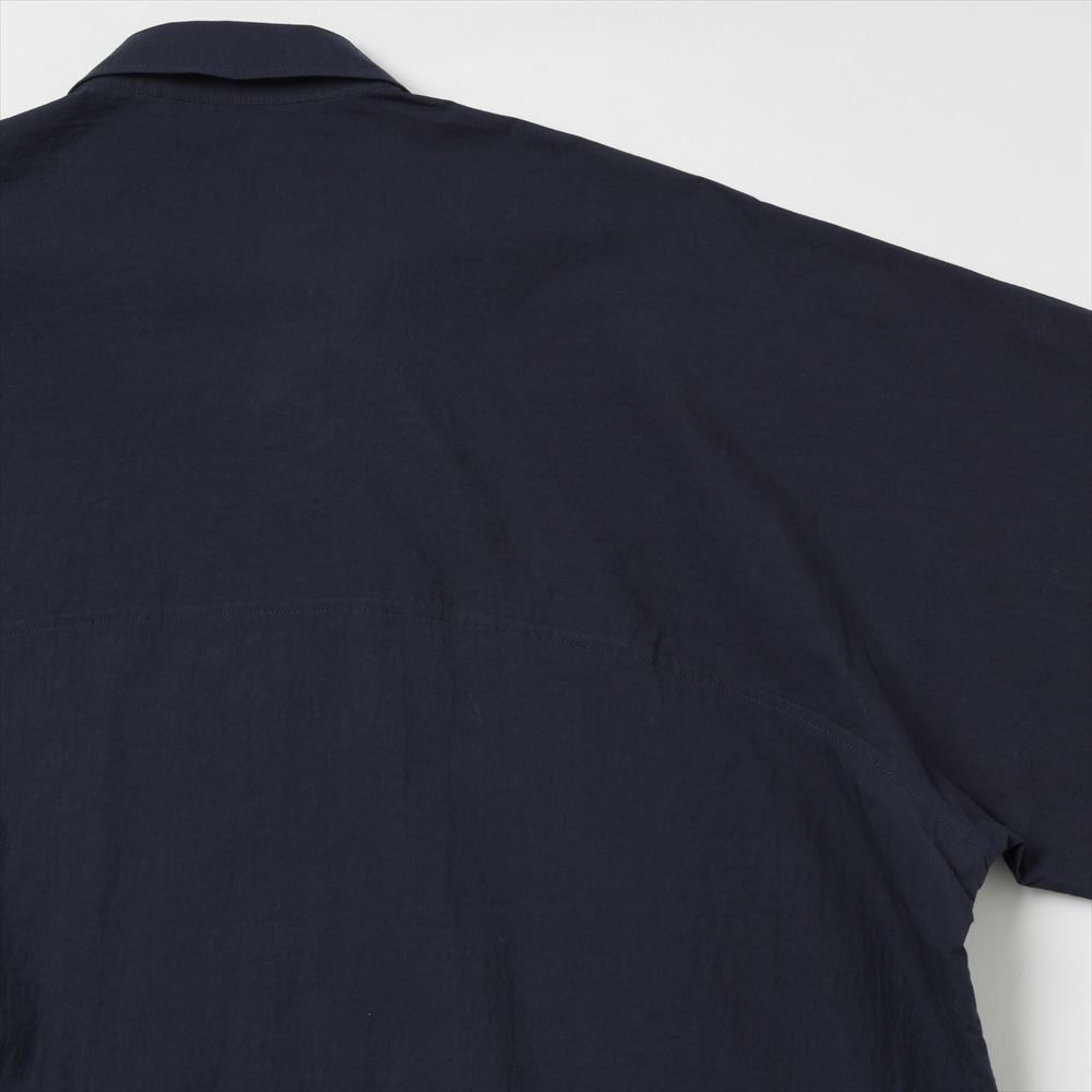 CRISP COTTON ANORAK S/S SHIRT