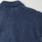 BRUSHED SUPER KID MOHAIR KNIT POLO