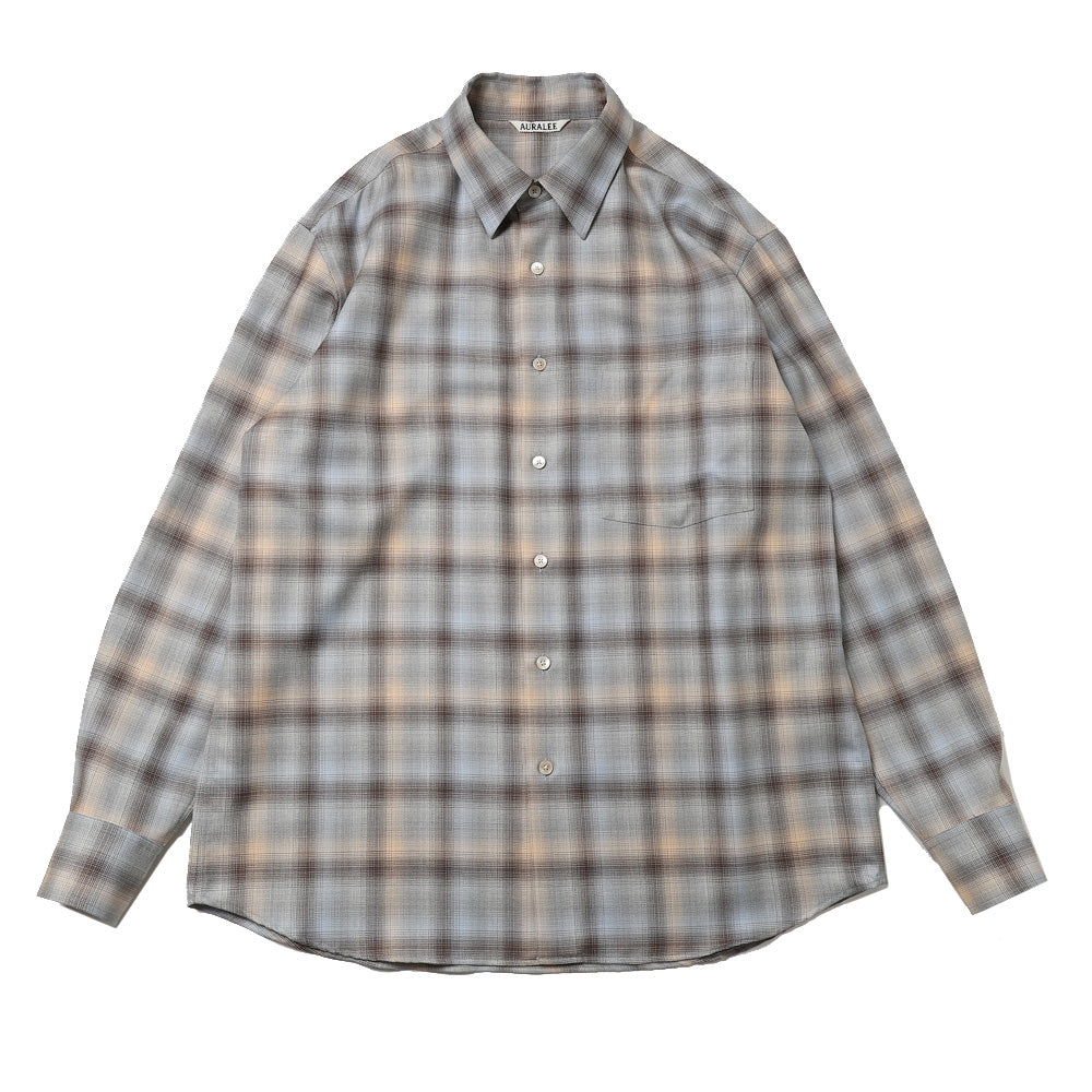 SUPER LIGHT WOOL CHECK SHIRT (Fall/Winter 2026)
