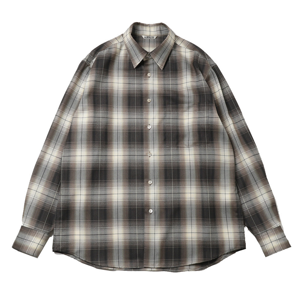 SUPER LIGHT WOOL CHECK SHIRT (Fall/Winter 2026)