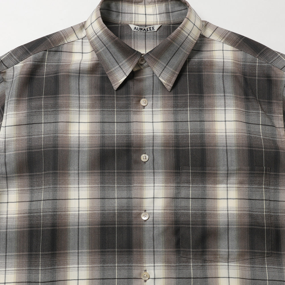SUPER LIGHT WOOL CHECK SHIRT (Fall/Winter 2026)