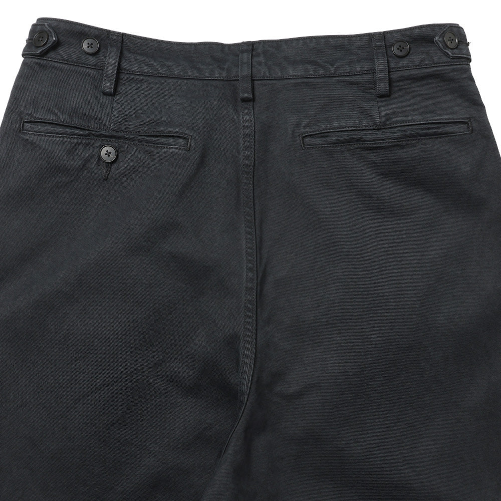 GARMENT-DYED FINX CHINO ONE-TUCK WIDE PANTS