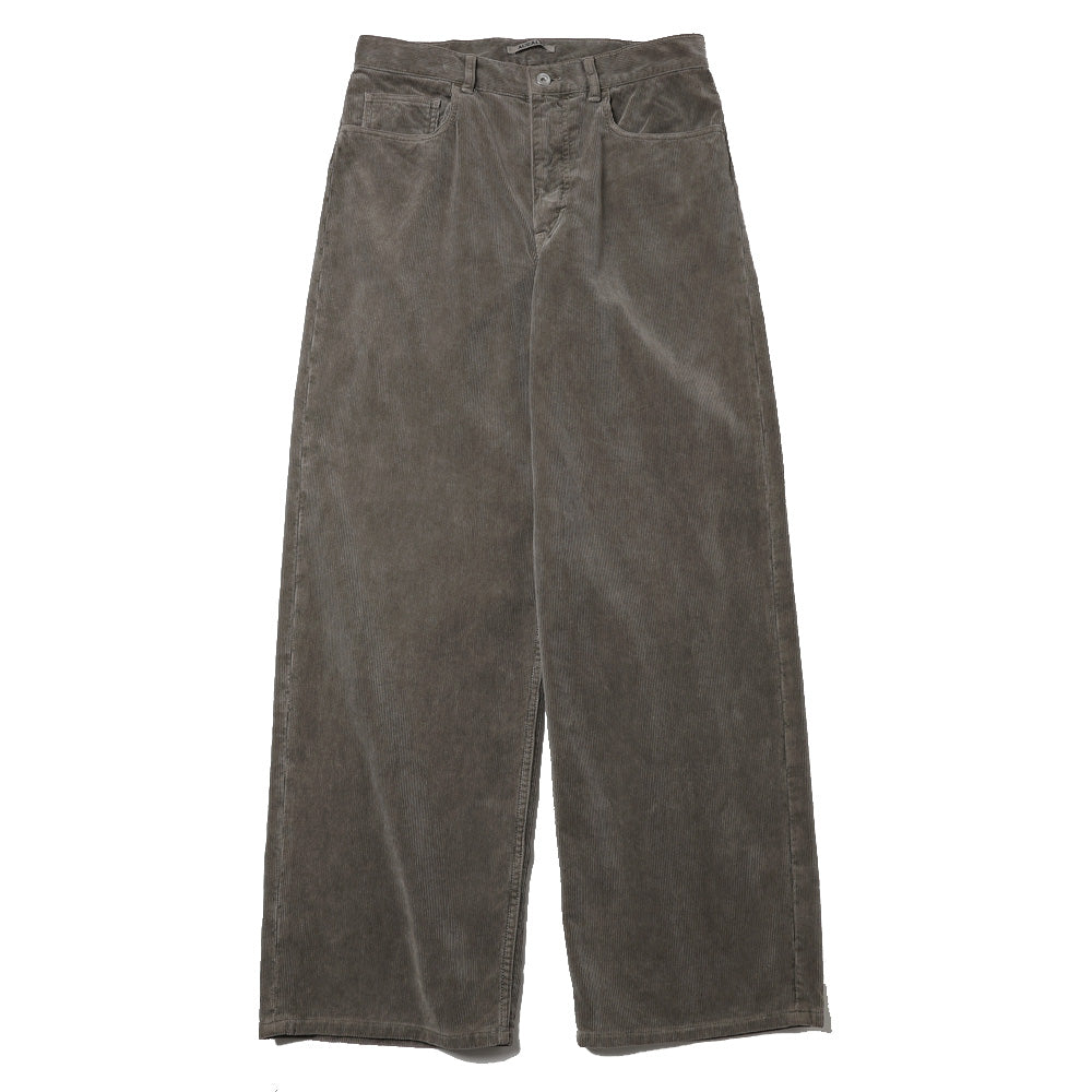 GARMENT-DYED FINX CORDUROY 5P WIDE PANTS (26AW)