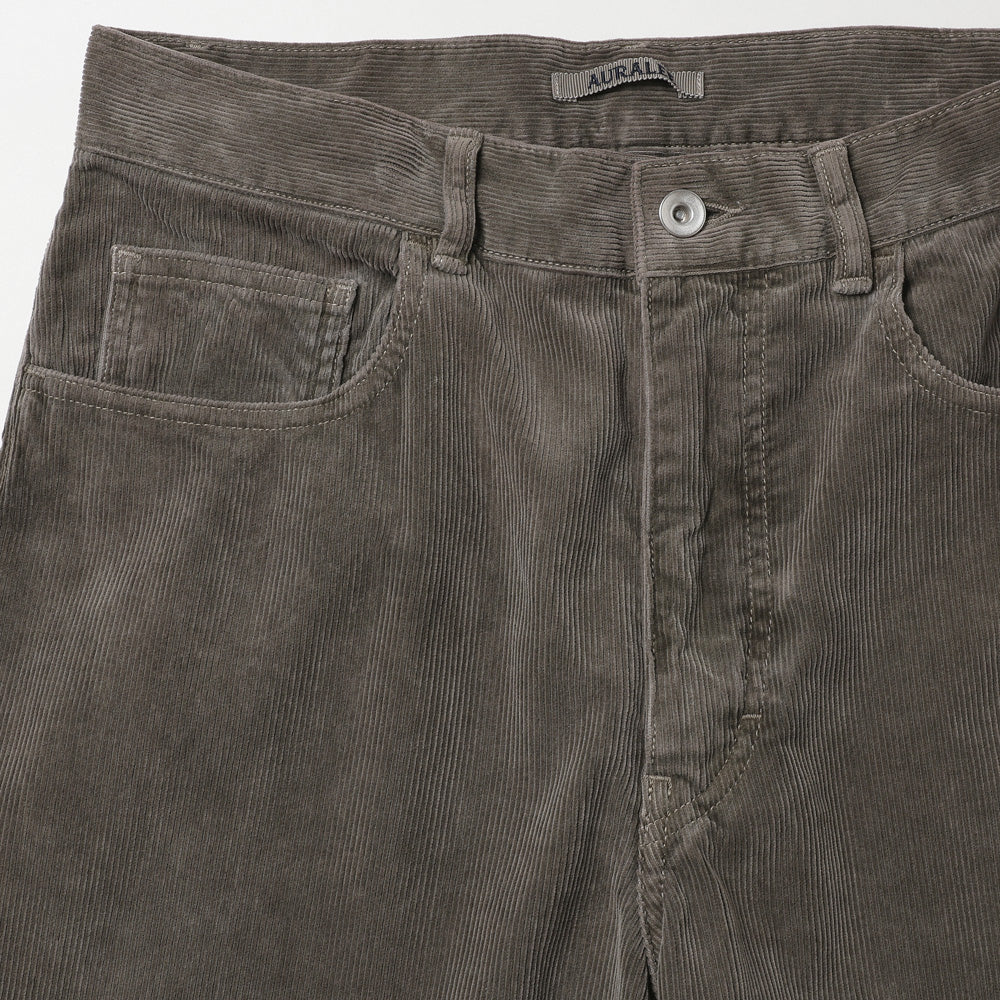 GARMENT-DYED FINX CORDUROY 5P WIDE PANTS (26AW)