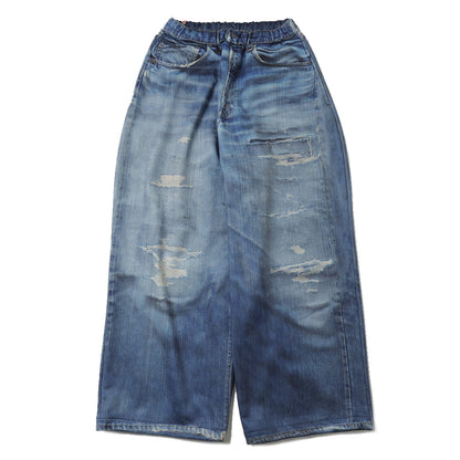 DENIM PRINT WIDE PT