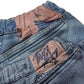 DENIM PRINT WIDE PT