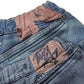 DENIM PRINT WIDE PT