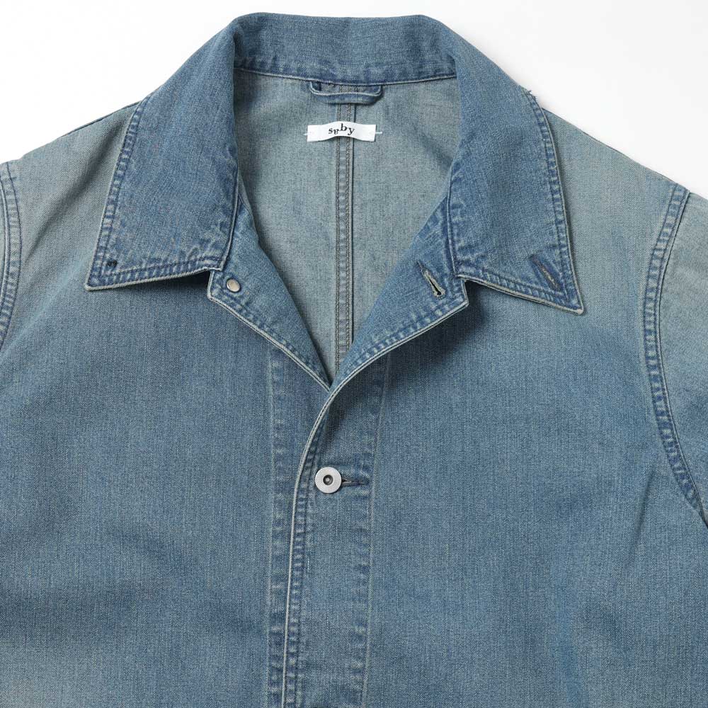 saby(サバイ)WORKERS JACKET TYPE TWO POCKET - 11oz Uneven yarn