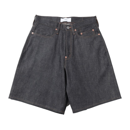 MODERN DENIM SHORT TROUSERS WIDE CUT