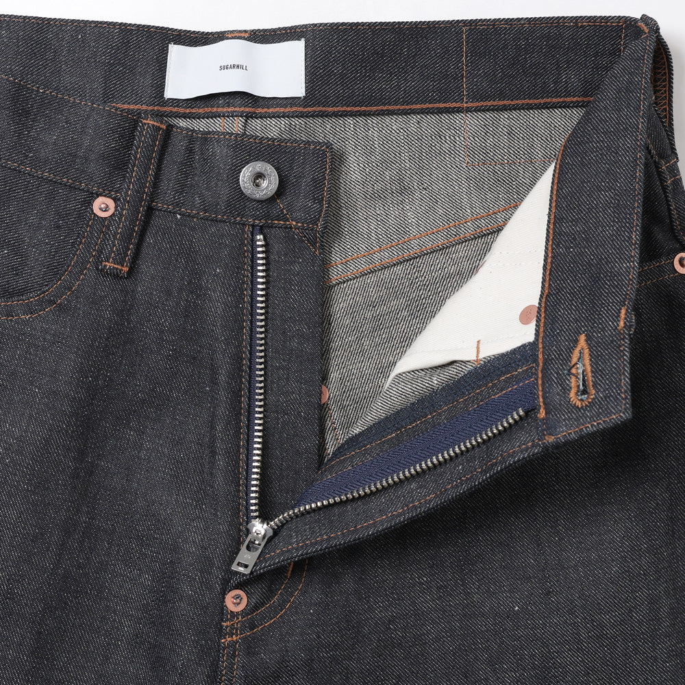 MODERN DENIM SHORT TROUSERS WIDE CUT