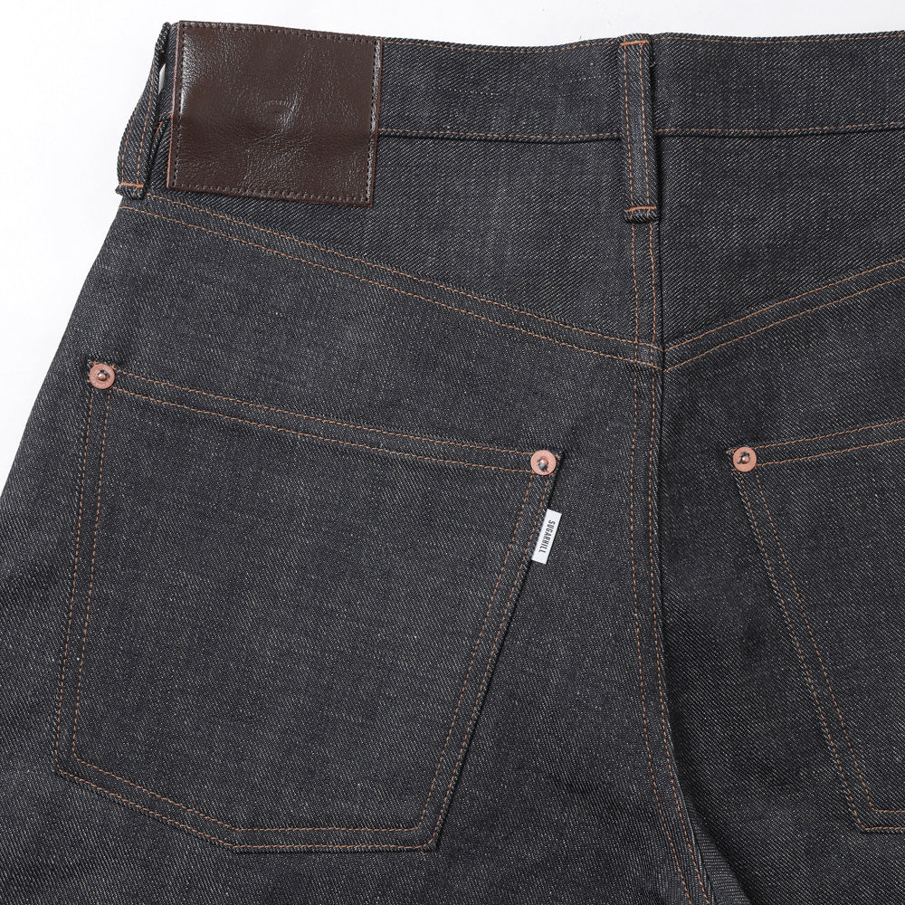 MODERN DENIM SHORT TROUSERS WIDE CUT