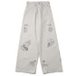 TATTOO FLASH PRINT MODERN DENIM WIDE CUT