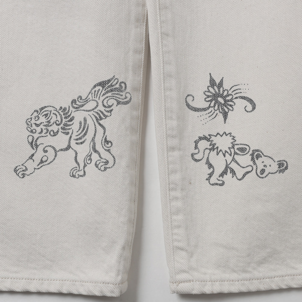 SUGARHILL(シュガーヒル)TATTOO FLASH PRINT MODERN DENIM WIDE CUT