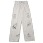 Tattoo Flash Print Modern Denim Regular Cut