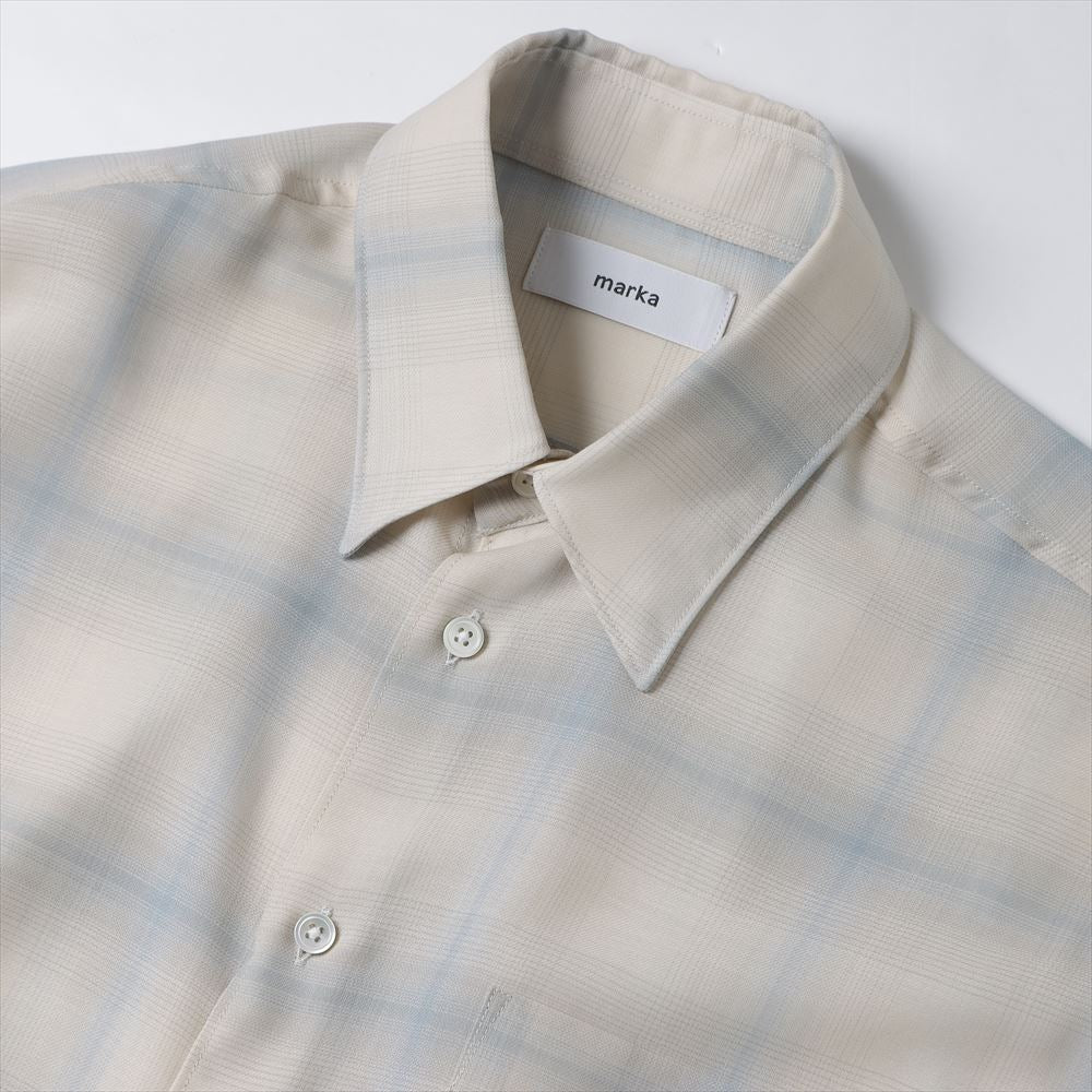 CHECK SHIRT WOOL x RECYCLE POLYESTER VIYELLA