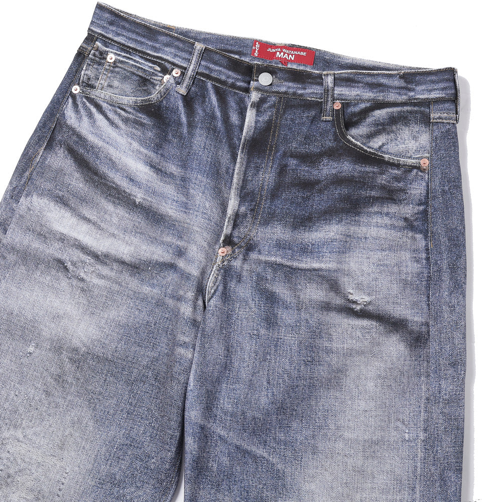 綿ツイル インクジェットプリント Levi's Wネーム BerBerjin P905
