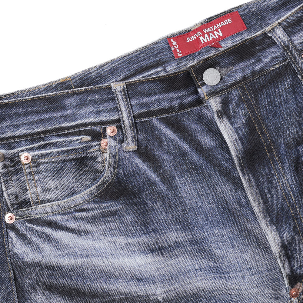 綿ツイル インクジェットプリント Levi's Wネーム BerBerjin P905